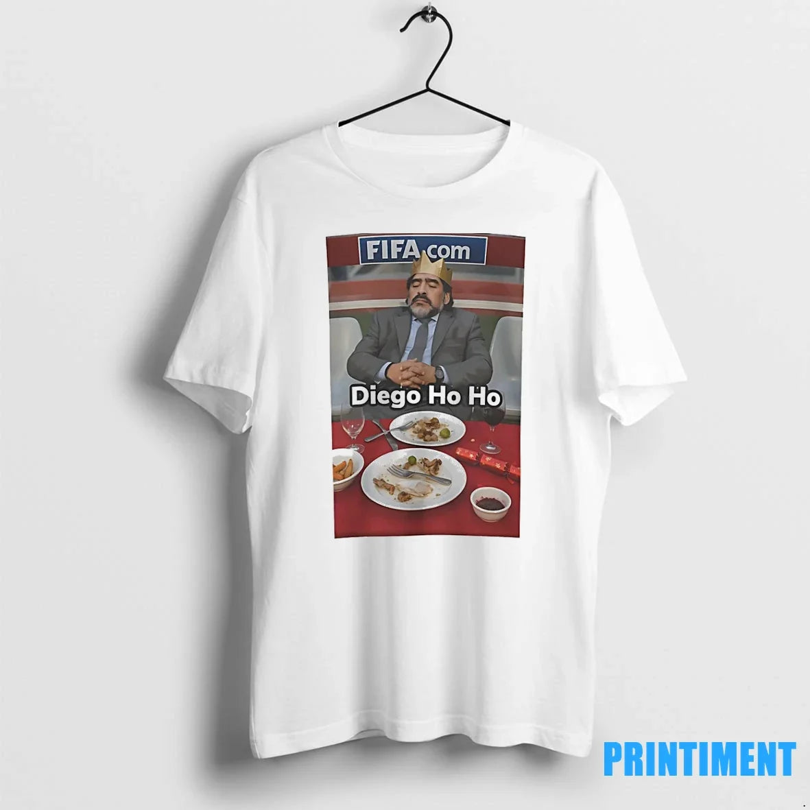 King Diego Maradona Ho Ho Christmas Tshirts Sweater Unisex T-shirt, Sweatshirt, Hoodie, Long Sleeve Tee - T-Shirt, Sweatshirt, Hoodie