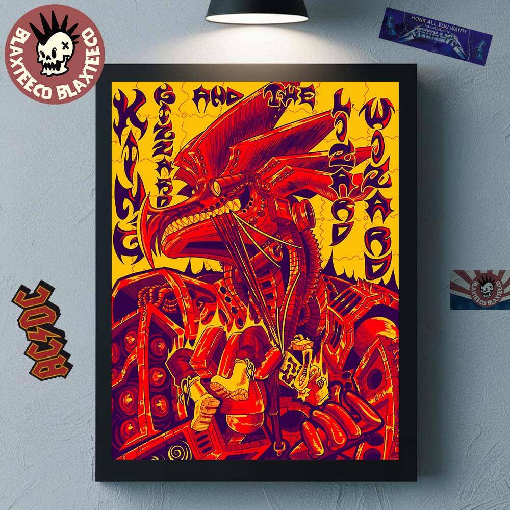 King Gizzard And The Lizard Wizard Sidney Meyer Music Bowl Intermission Song Motor Spirit Poster Canvas For Home Decor - T-Shirt, Sweatshirt, Hoodie