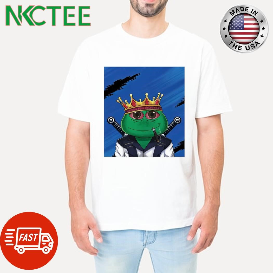 King pepe smoke meme shirt Unisex T-shirt, Sweatshirt, Hoodie, Long Sleeve Tee - T-Shirt, Sweatshirt, Hoodie