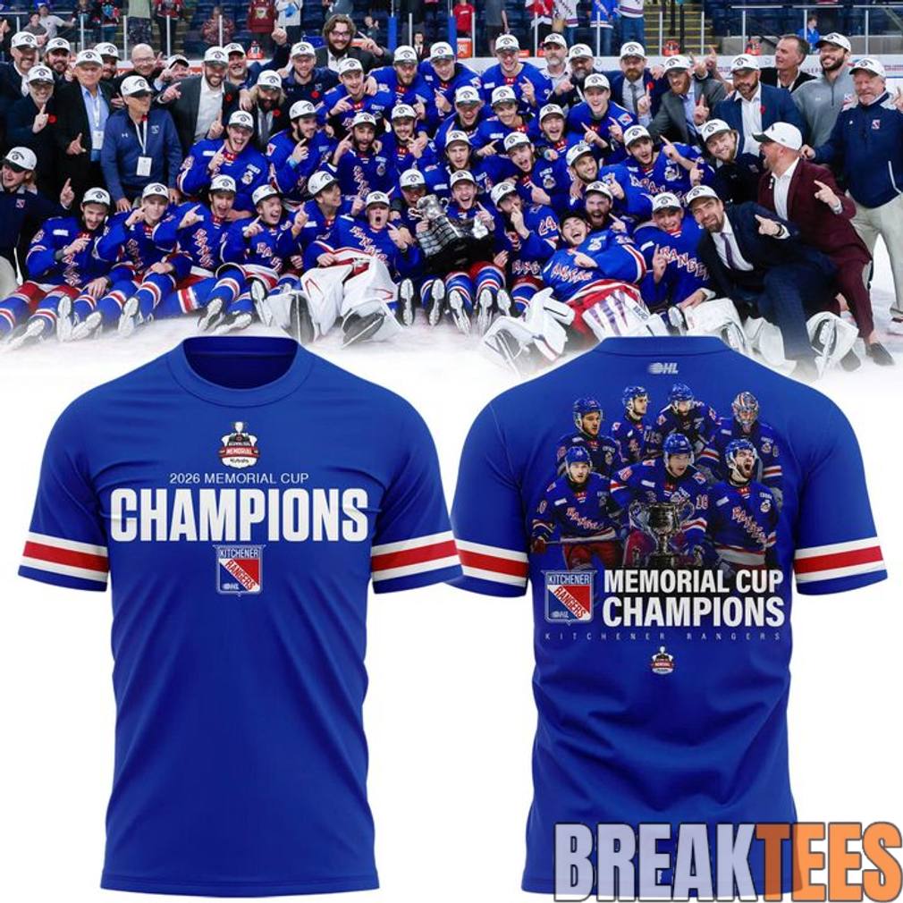Kitchener Rangers 2026 Memorial Cup Champions Shirt Unisex T-shirt, Sweatshirt, Hoodie, Long Sleeve Tee - T-Shirt, Sweatshirt, Hoodie