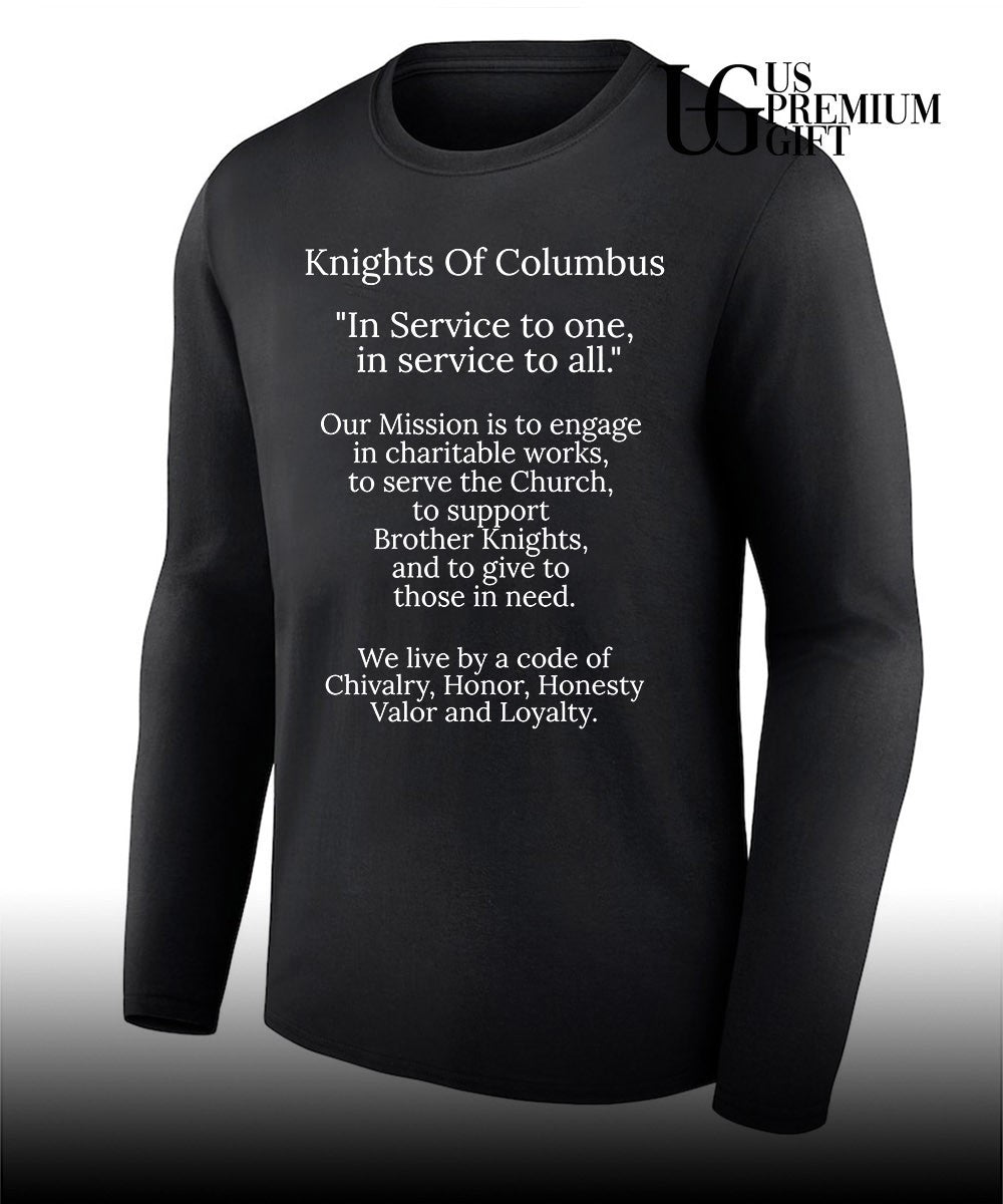 Knights Of Columbus - Adult & Kids T-Shirts, Sweatshirts & Hoodies apparel design preview 3