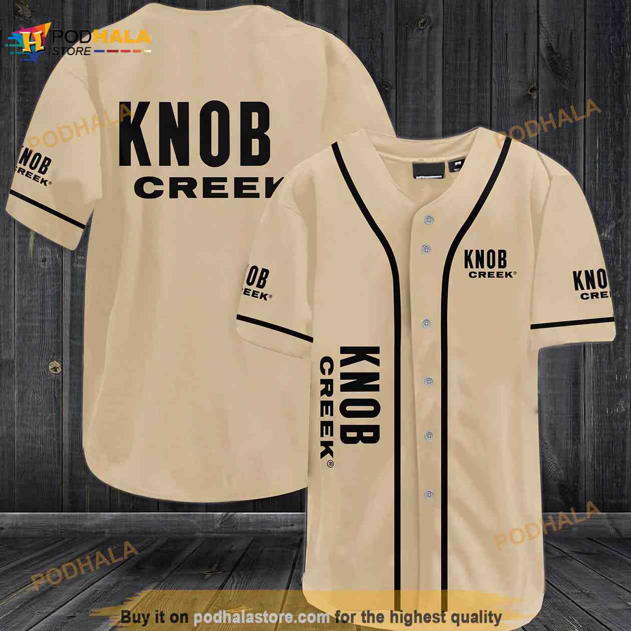 Knob Creek 3D Baseball Jersey Ris baseball jersey product view 1