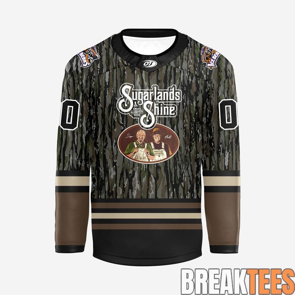 Knoxville Ice Bears 2026 New Realtree Custom Hockey Jersey hockey jersey product view 2