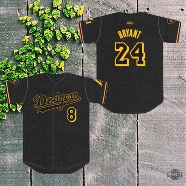 Kobe Bryant Baseball Jersey Shirt La Kobe Los Angeles Dodgers Giveaway 2024 baseball jersey product view 1