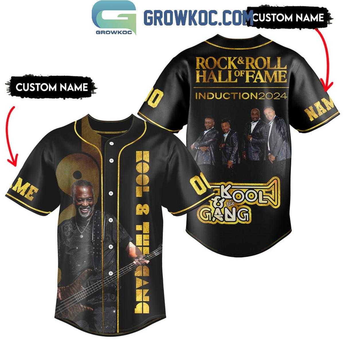 Kool And The Gang Introduction 2024 Hall Of Fame Personalized Baseball Jersey baseball jersey product view 1