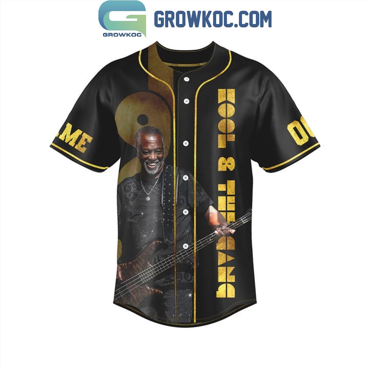 Kool And The Gang Introduction 2024 Hall Of Fame Personalized Baseball Jersey baseball jersey product view 2