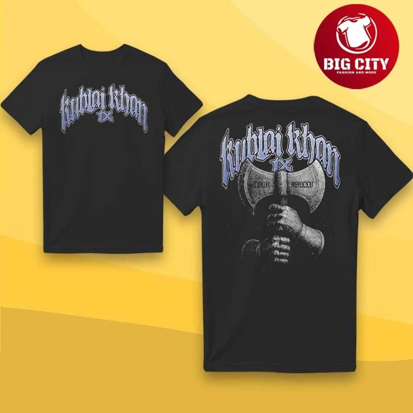 Kublai Khan TX Axe Two Sided Shirt Unisex T-shirt, Sweatshirt, Hoodie, Long Sleeve Tee - T-Shirt, Sweatshirt, Hoodie