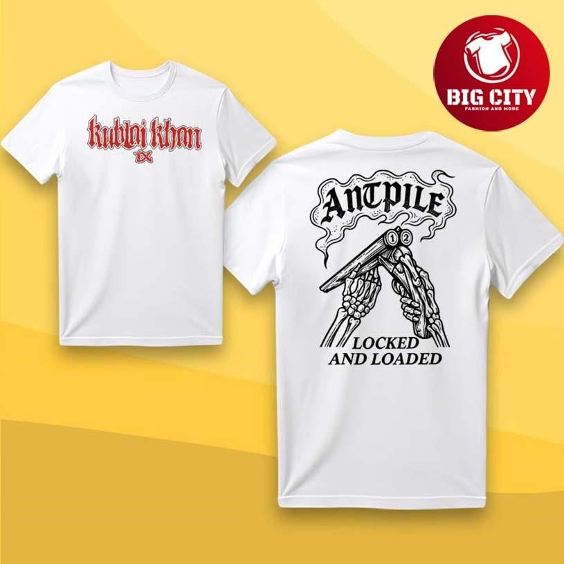 Kublai Khan TX Locked &amp; Loaded Two Sided Shirt Unisex T-shirt, Sweatshirt, Hoodie, Long Sleeve Tee - T-Shirt, Sweatshirt, Hoodie