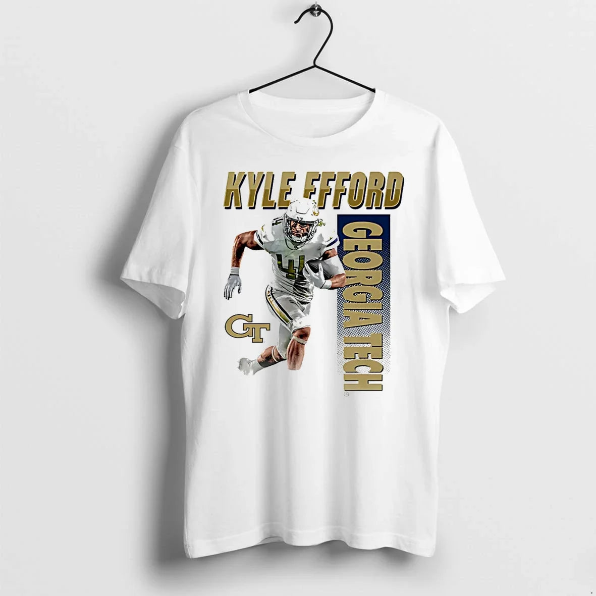 Kyle Efford Georgia Tech Yellow Jackets Graphic Tshirts Sweater Unisex T-shirt, Sweatshirt, Hoodie, Long Sleeve Tee - T-Shirt, Sweatshirt, Hoodie