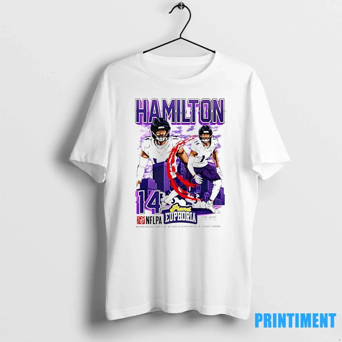 Kyle Hamilton Baltimore Ravens Player Comic Tshirts Sweater Unisex T-shirt, Sweatshirt, Hoodie, Long Sleeve Tee - T-Shirt, Sweatshirt, Hoodie