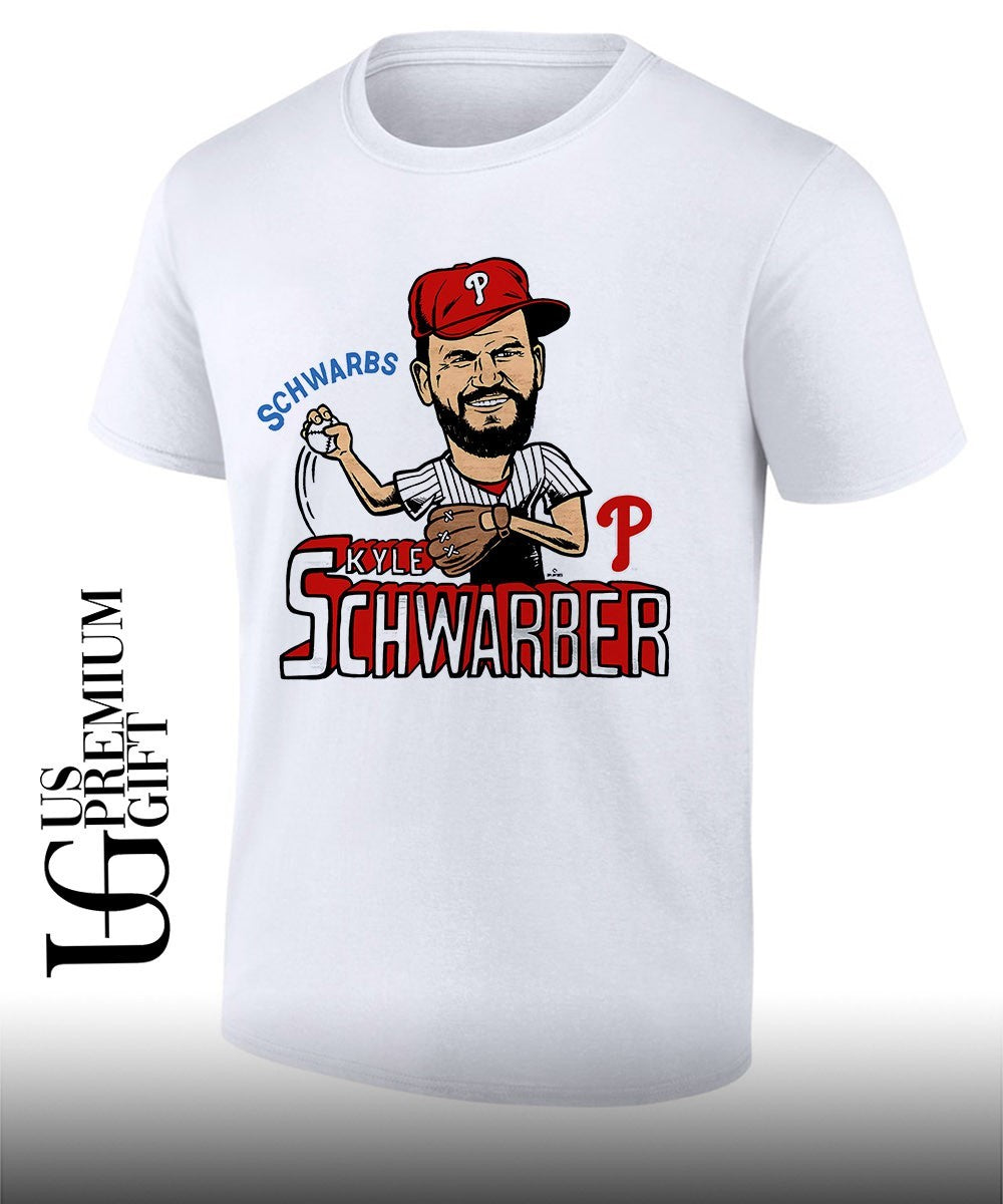Kyle Schwarber Philadelphia Phillies Schwarbs baseball caricature shirt Unisex T-shirt, Sweatshirt, Hoodie, Long Sleeve Tee - T-Shirt, Sweatshirt, Hoodie