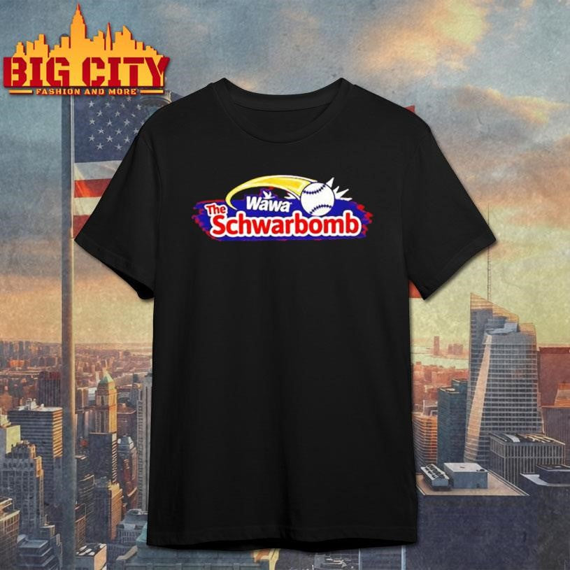 Kyle Schwarber Wawa The Schwarbomb logo shirt Unisex T-shirt, Sweatshirt, Hoodie, Long Sleeve Tee - T-Shirt, Sweatshirt, Hoodie