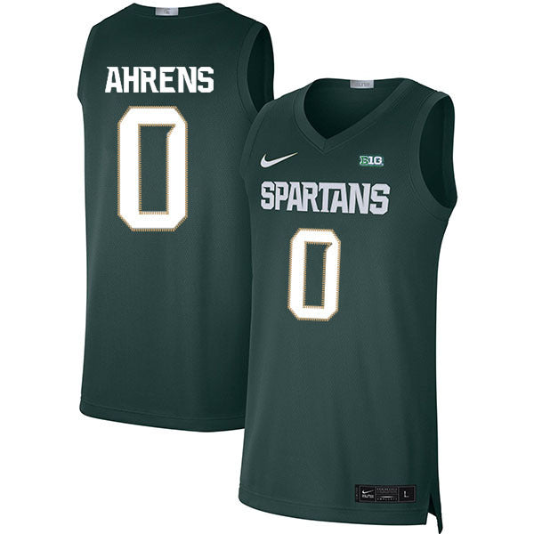 Kyle Ahrens 0 Green College Football Jersey football jersey product view 1