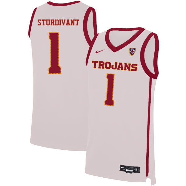 Kyle Sturdivant 1 White College Football Jersey football jersey product view 1