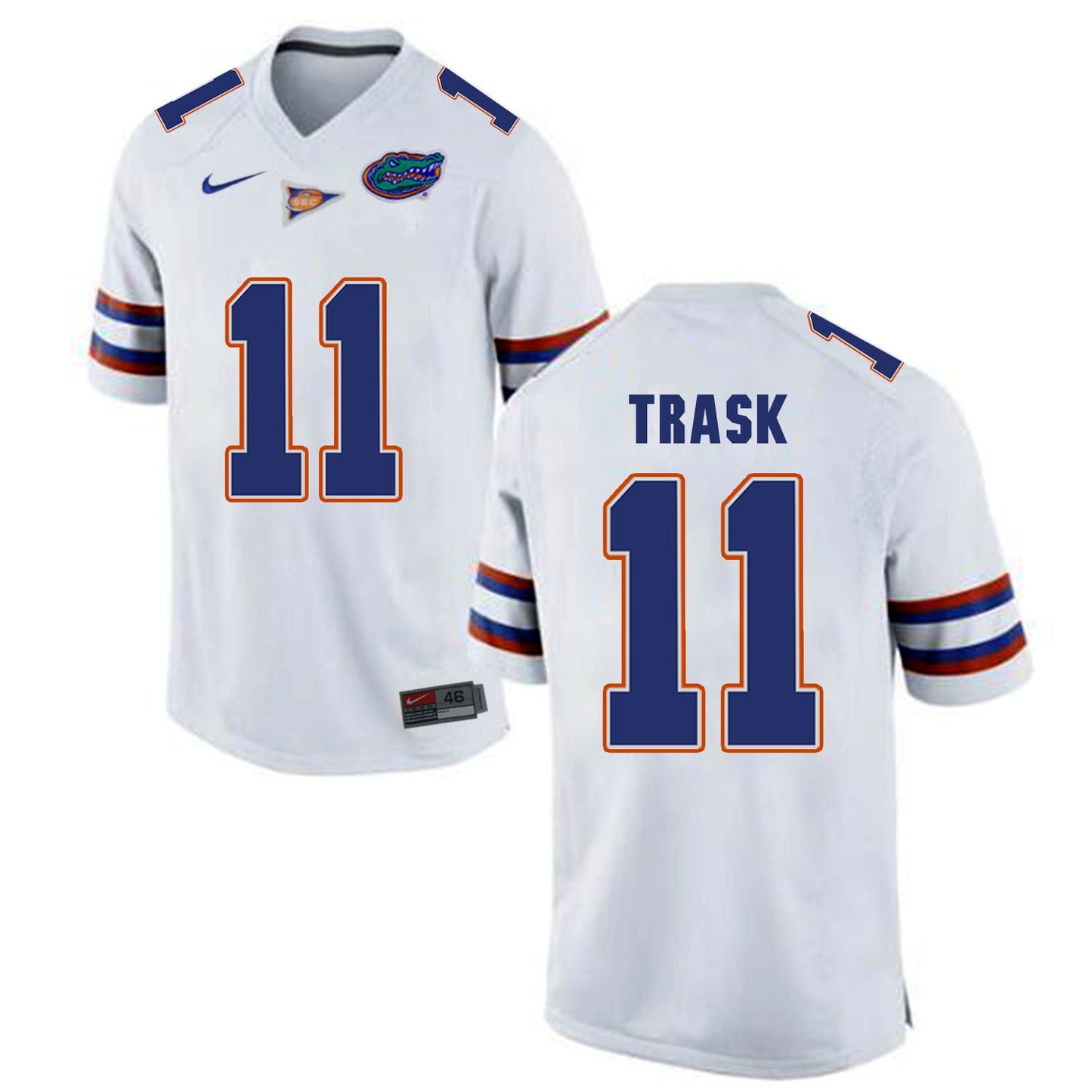 Kyle Trask 11 White College Football Jersey football jersey product view 1