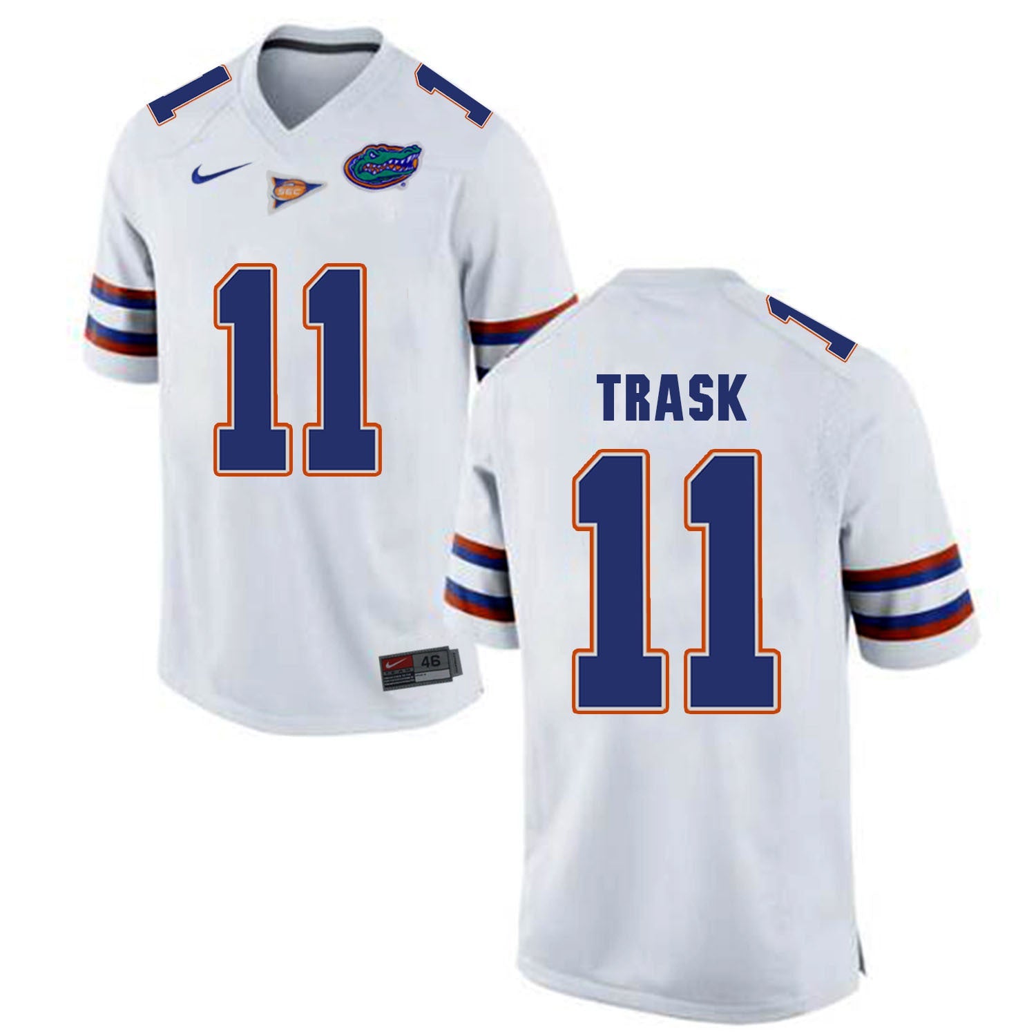 Kyle Trask 11 White College Football Jersey football jersey product view 1