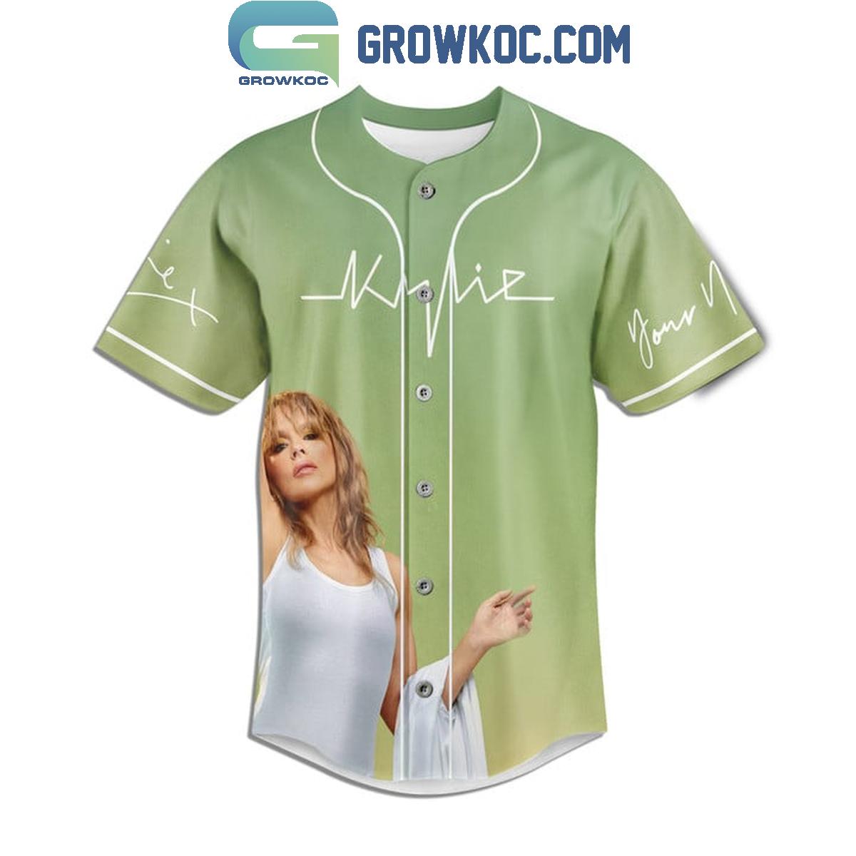 Kylie Minogue Lights Camera Action That’s It Personalized Baseball Jersey baseball jersey product view 2