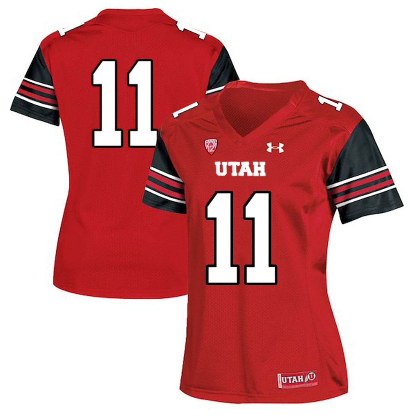 Kylie Fitts 11 Red Women College Football Jersey football jersey product view 1