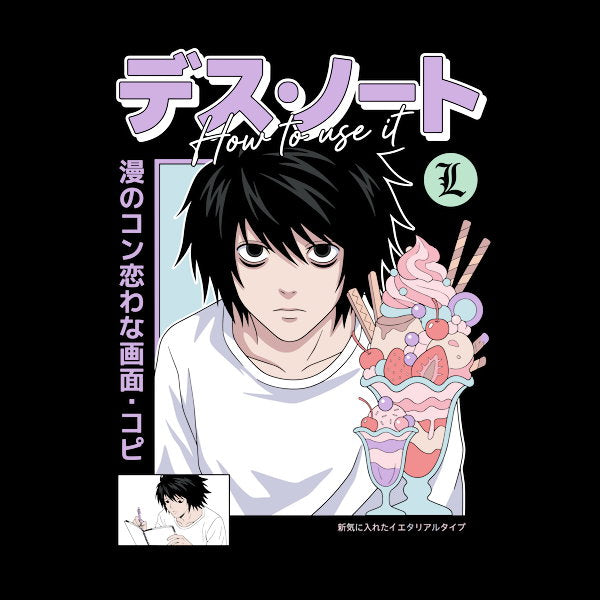 L Sweet Justice Death Note Unisex T-shirt, Sweatshirt, Hoodie, Long Sleeve Tee - T-Shirt, Sweatshirt, Hoodie