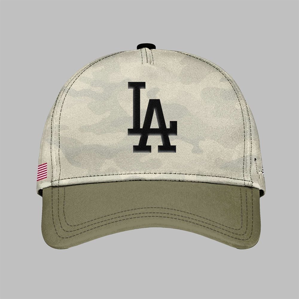 LA Dodgers 2025 Armed Forces Day Night Jersey baseball jersey product view 2