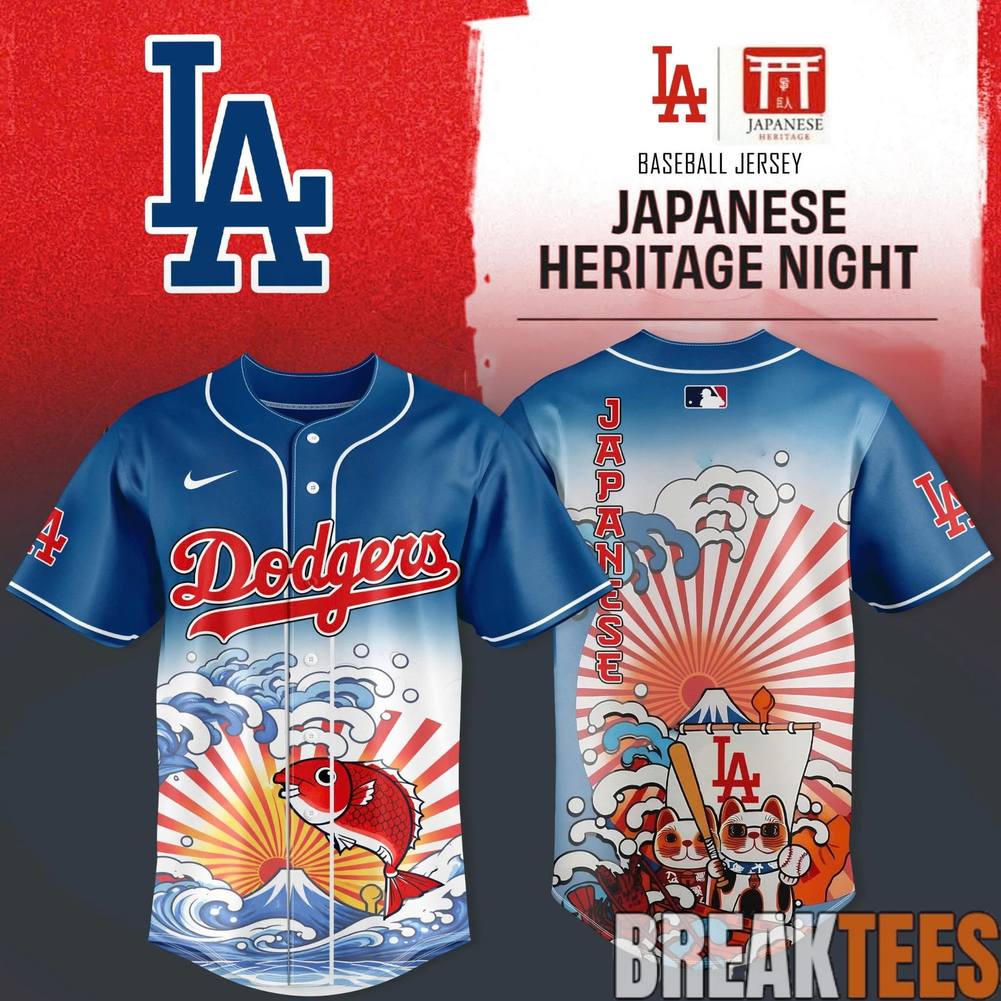 LA Dodgers x Japanese Heritage Night 2026 Special Baseball Jersey Unisex T-shirt, Sweatshirt, Hoodie, Long Sleeve Tee - T-Shirt, Sweatshirt, Hoodie