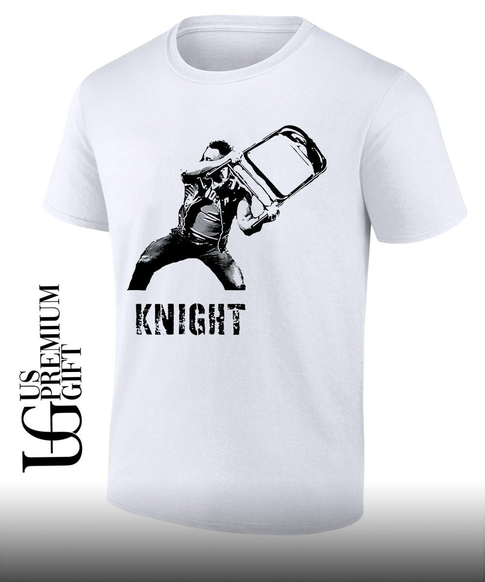 LA Knight Holds The Steel Chair shirt Unisex T-shirt, Sweatshirt, Hoodie, Long Sleeve Tee - T-Shirt, Sweatshirt, Hoodie