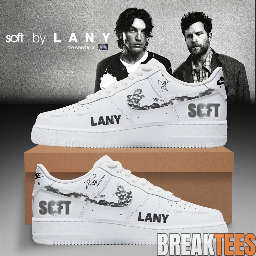 LANY Soft World Tour 2026 Custom Air Force 1 Shoes Unisex T-shirt, Sweatshirt, Hoodie, Long Sleeve Tee - T-Shirt, Sweatshirt, Hoodie