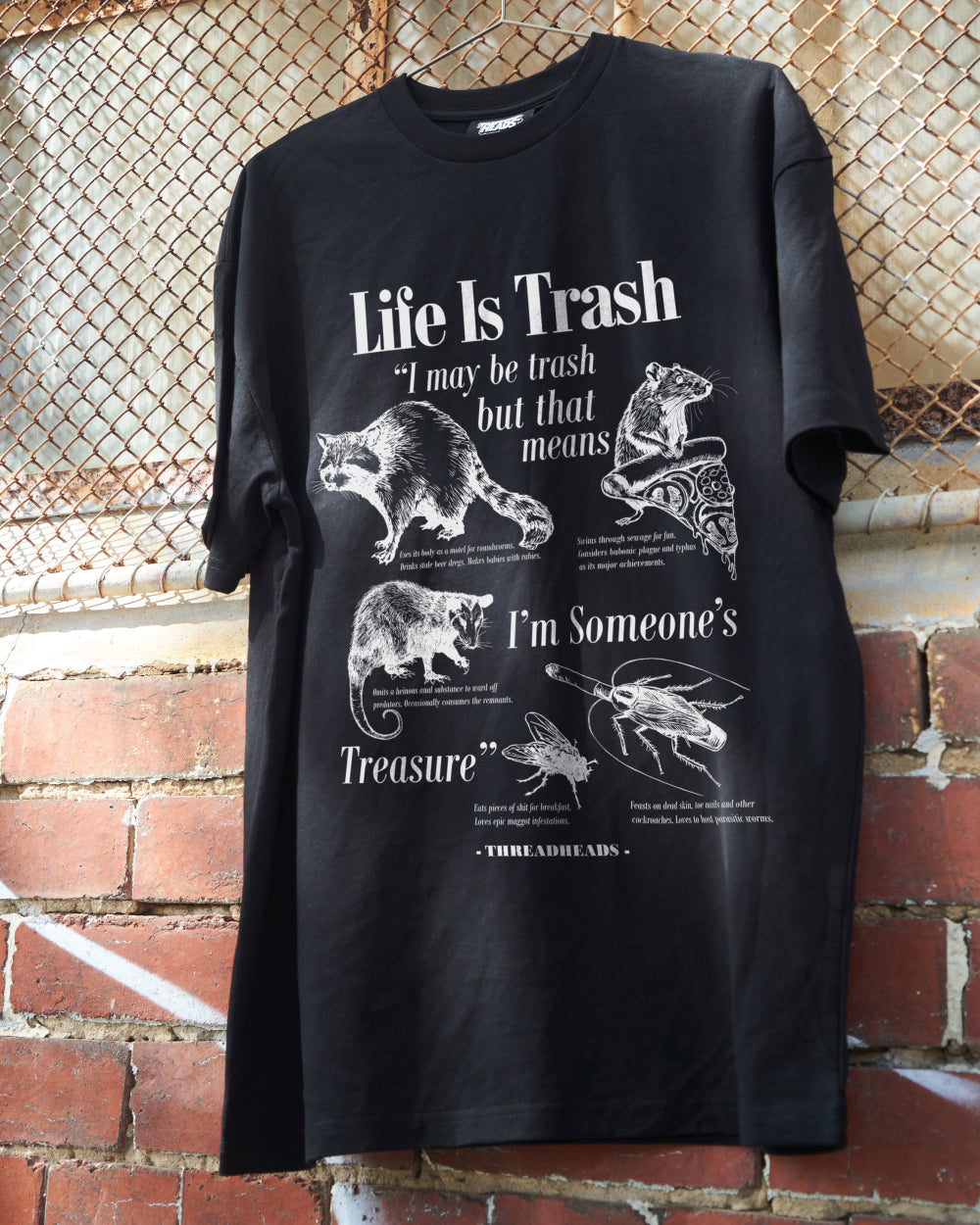 Life Is Trash T-Shirt Unisex T-shirt, Sweatshirt, Hoodie, Long Sleeve Tee - T-Shirt, Sweatshirt, Hoodie