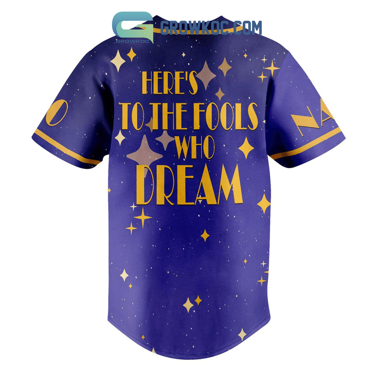 La La Land The Fools Who Dream Personalized Baseball Jersey baseball jersey product view 2
