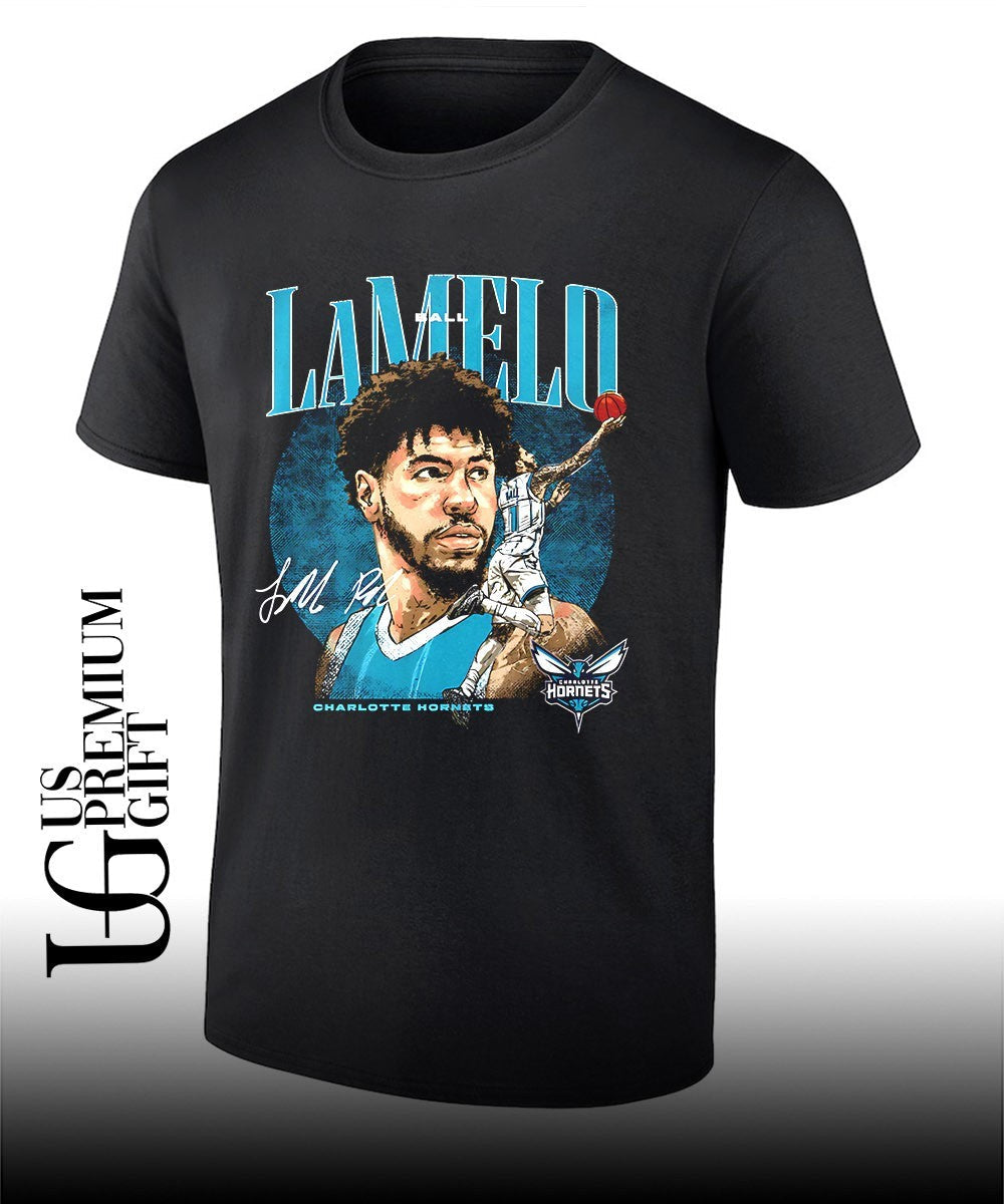 LaMelo Ball Charlotte Hornets NBA 2026 signature shirt Unisex T-shirt, Sweatshirt, Hoodie, Long Sleeve Tee - T-Shirt, Sweatshirt, Hoodie