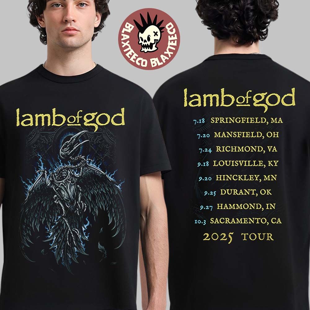 Lamb Of God Headbangers Boat Cruise Collection Electric Admat Itin 2025 North America Tour T-Shirt - T-Shirt, Sweatshirt, Hoodie