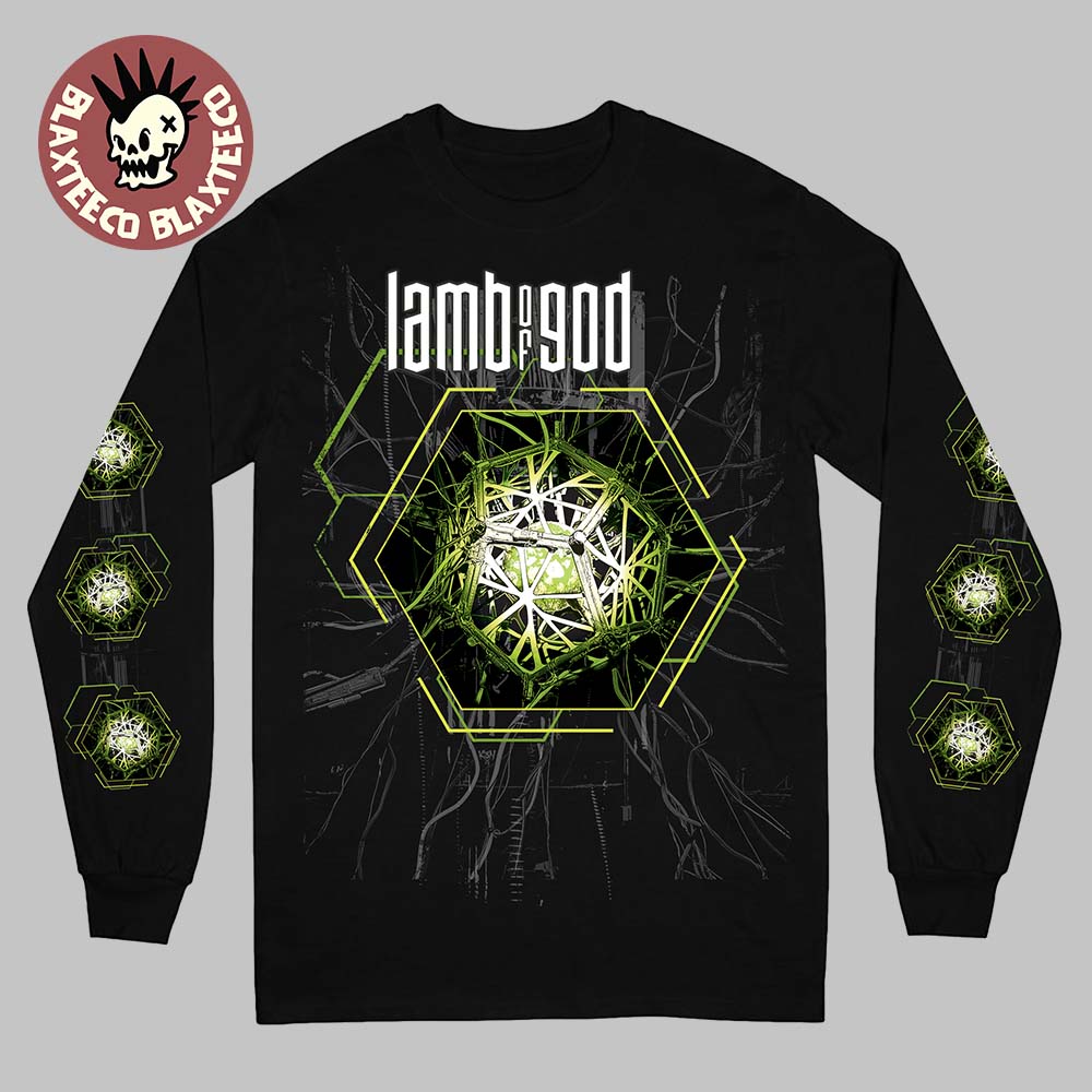 Lamb Of God Into Oblivion 10th Studio Album Cover Art Merch Hexagon Long Sleeve Tee Unisex T-shirt, Sweatshirt, Hoodie, Long Sleeve Tee - T-Shirt, Sweatshirt, Hoodie
