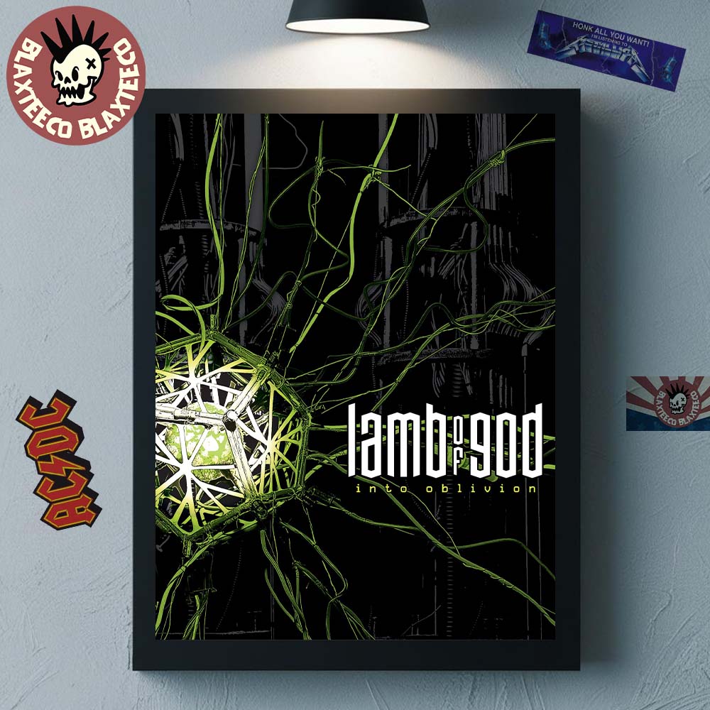 Lamb Of God Into Oblivion 10th Studio Album Cover Art Poster Canvas Unisex T-shirt, Sweatshirt, Hoodie, Long Sleeve Tee - T-Shirt, Sweatshirt, Hoodie