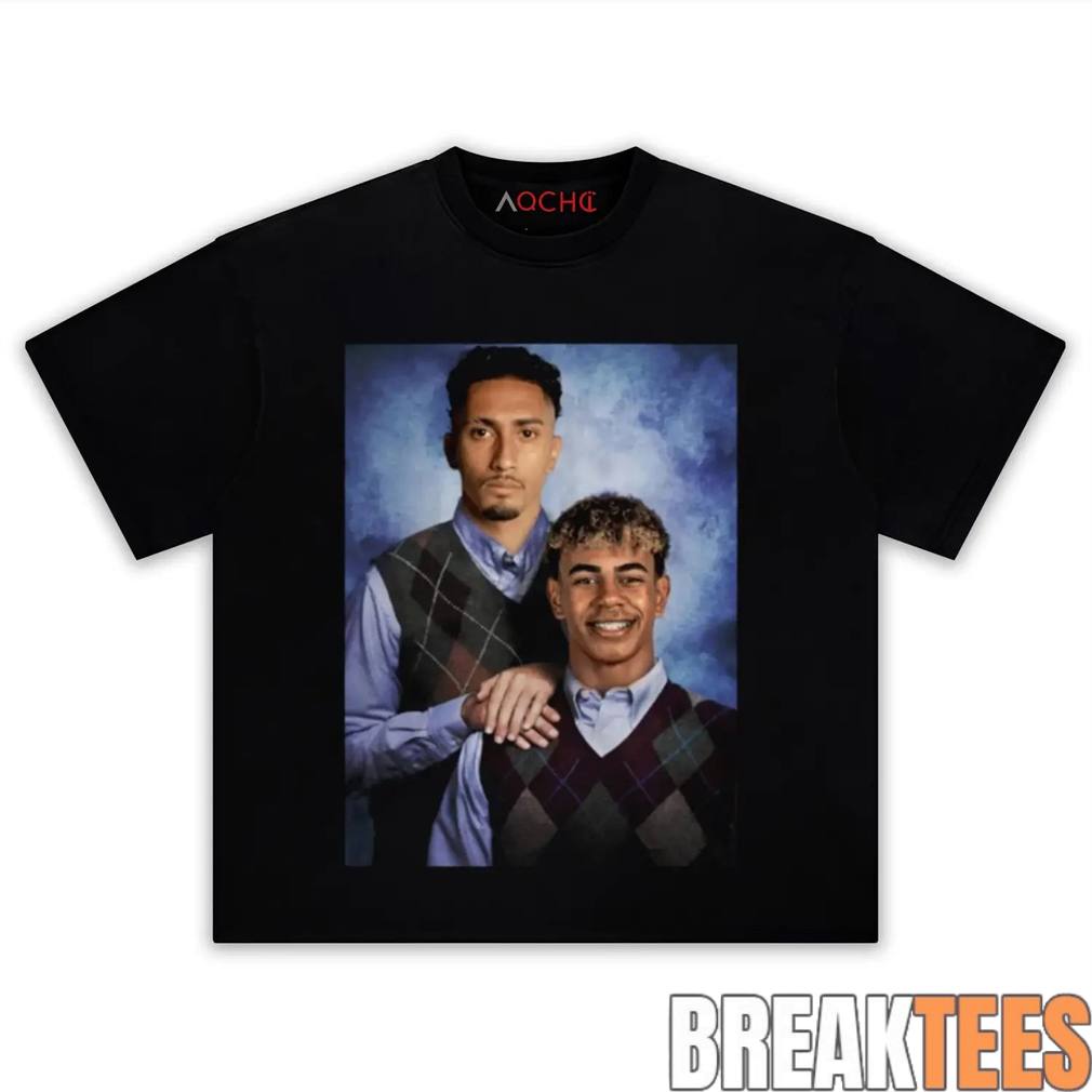 Lamine Yamal & Raphinha Step Brothers Shirt Unisex T-shirt, Sweatshirt, Hoodie, Long Sleeve Tee - T-Shirt, Sweatshirt, Hoodie
