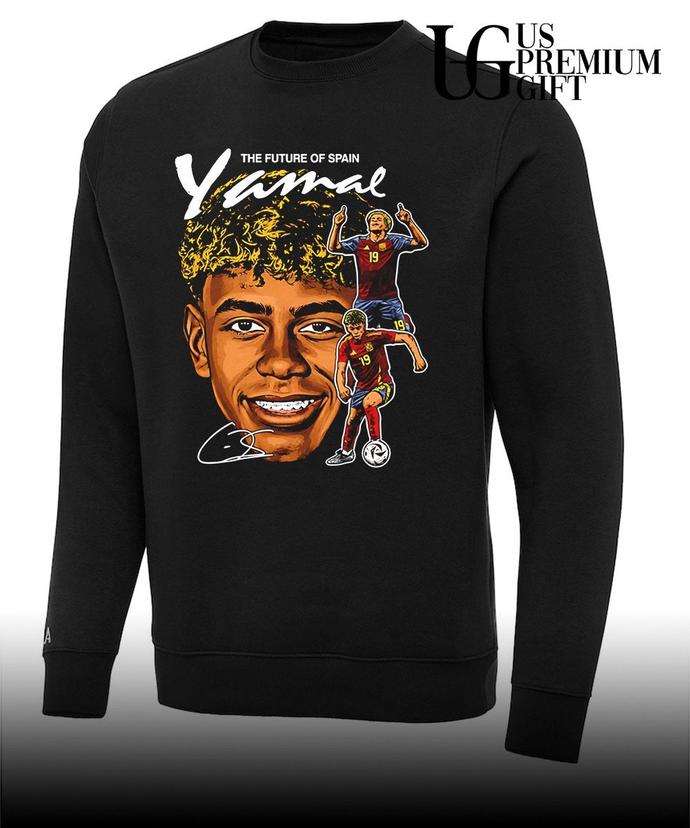 Lamine Yamal Spain National Team The Future Of - Adult & Kids T-Shirts, Sweatshirts & Hoodies apparel design preview 5