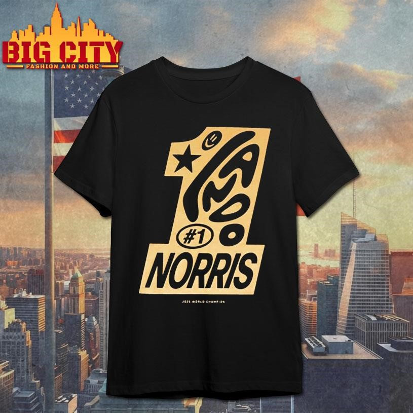 Lando Norris 2025 World Champion Shirt Unisex T-shirt, Sweatshirt, Hoodie, Long Sleeve Tee - T-Shirt, Sweatshirt, Hoodie