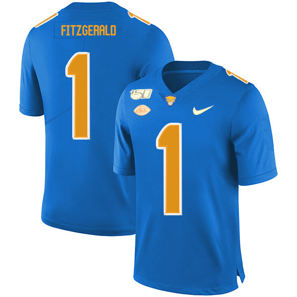 Larry Fitzgerald 1 Blue College Football Jersey football jersey product view 1