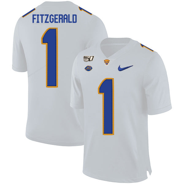 Larry Fitzgerald 1 White College Football Jersey football jersey product view 1