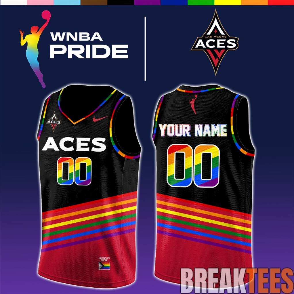 Las Vegas Aces 2026 WNBA x Pride Day Limited Edition Jersey Unisex T-shirt, Sweatshirt, Hoodie, Long Sleeve Tee - T-Shirt, Sweatshirt, Hoodie