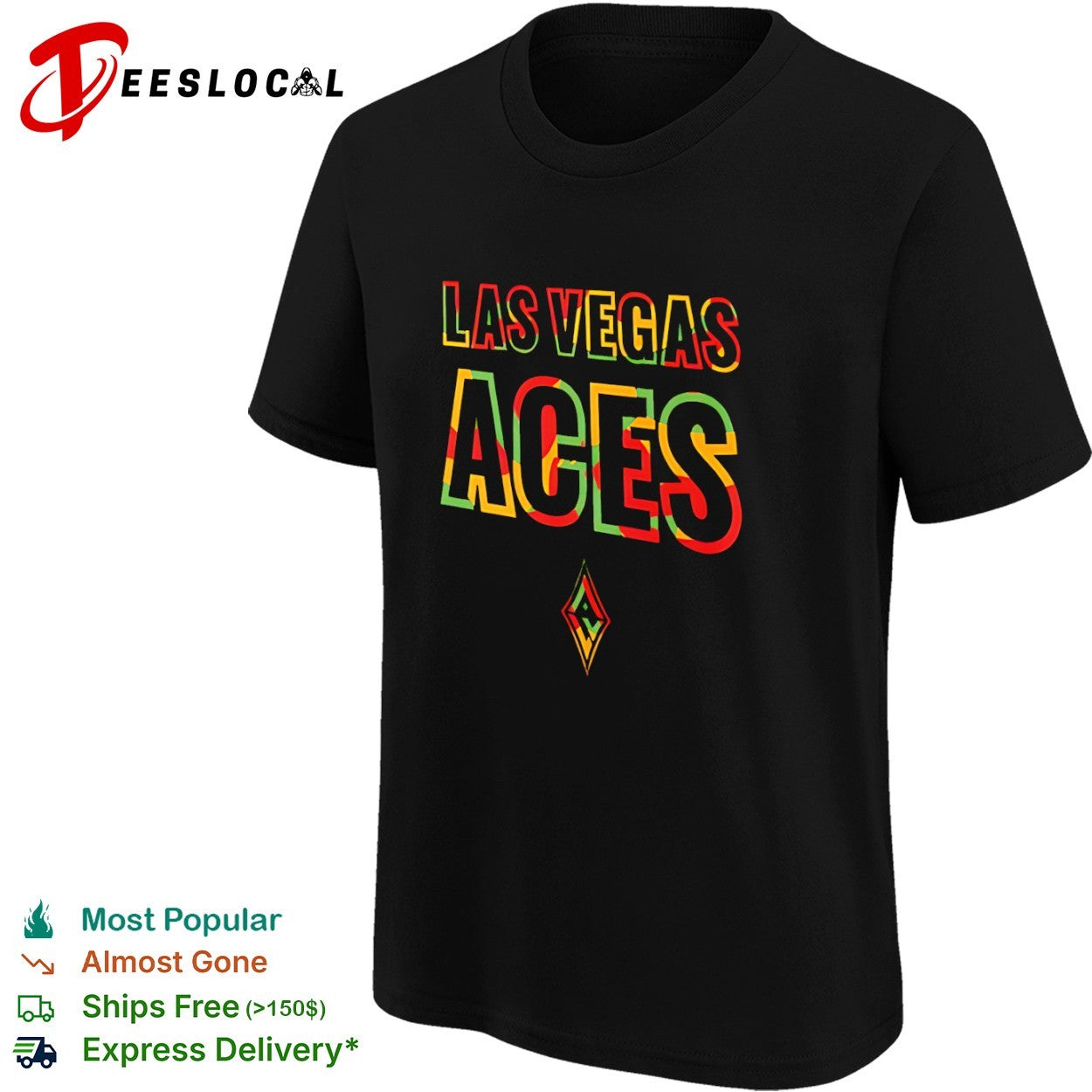 Las Vegas Aces Basketball Jersey WNBA shirt basketball jersey product view 5