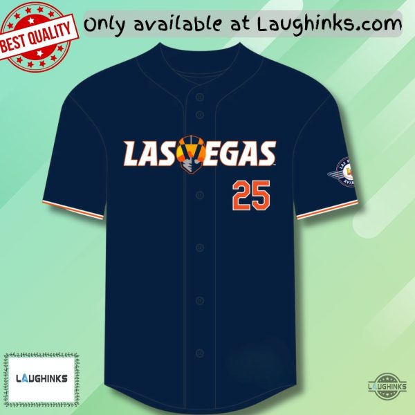 Las Vegas Aviators Hispanic Night Baseball Jersey Giveaway 2025 20 September baseball jersey product view 1