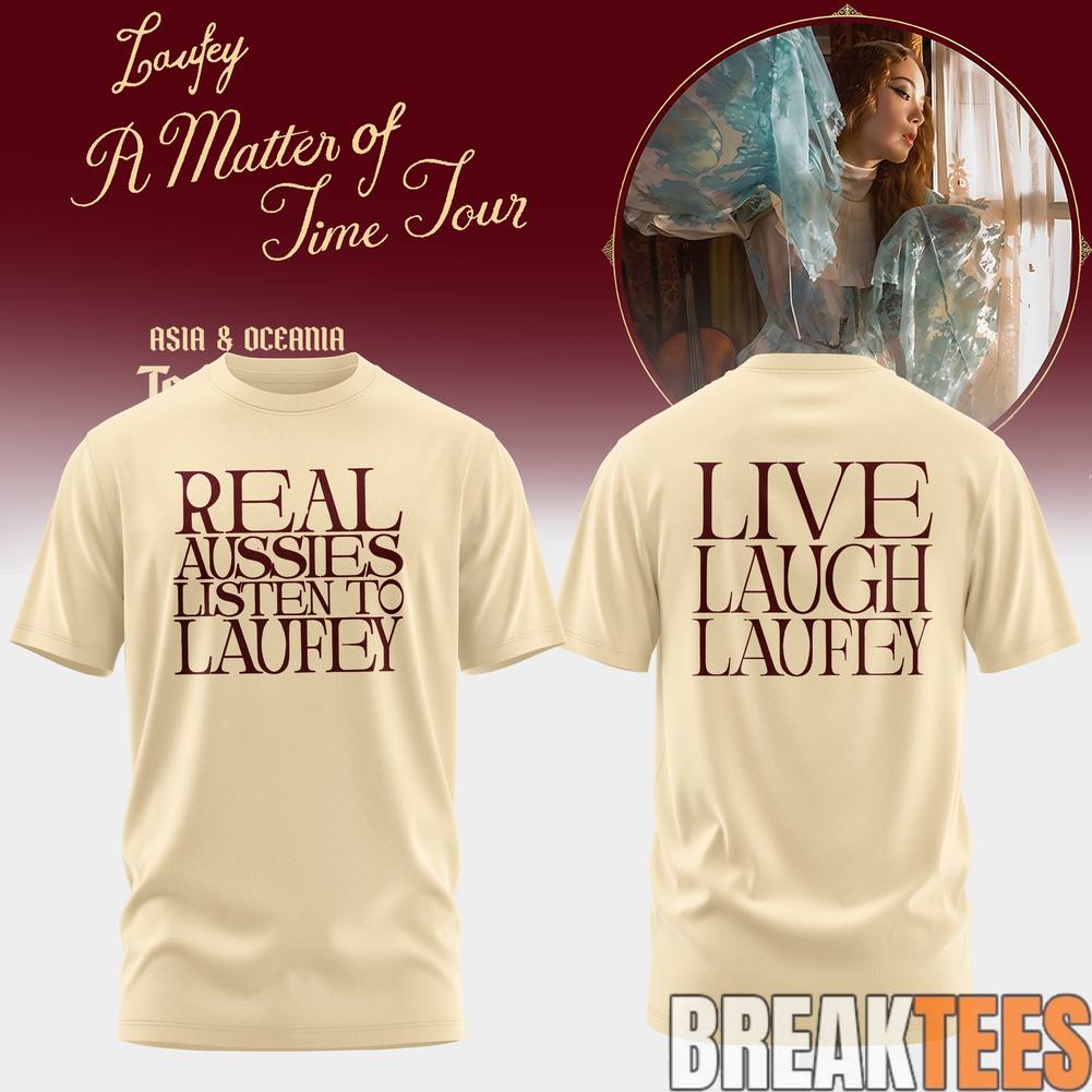 Laufey A Matter of Time Tour 2026 Shirt Unisex T-shirt, Sweatshirt, Hoodie, Long Sleeve Tee - T-Shirt, Sweatshirt, Hoodie