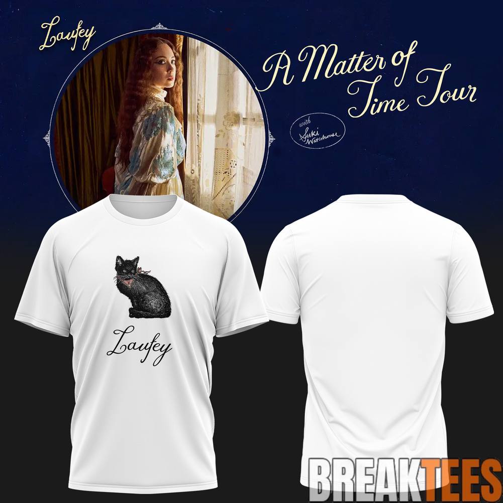Laufey A Matter of Time Tour 2026 Timeless Tee Unisex T-shirt, Sweatshirt, Hoodie, Long Sleeve Tee - T-Shirt, Sweatshirt, Hoodie