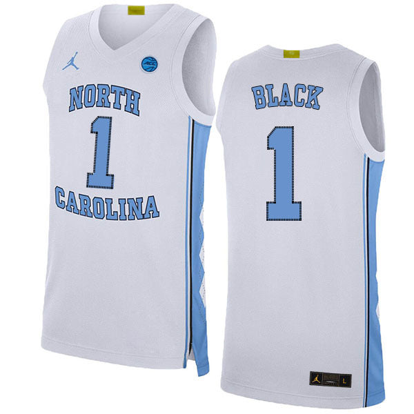 Leaky Black 1 White College Football Jersey football jersey product view 1