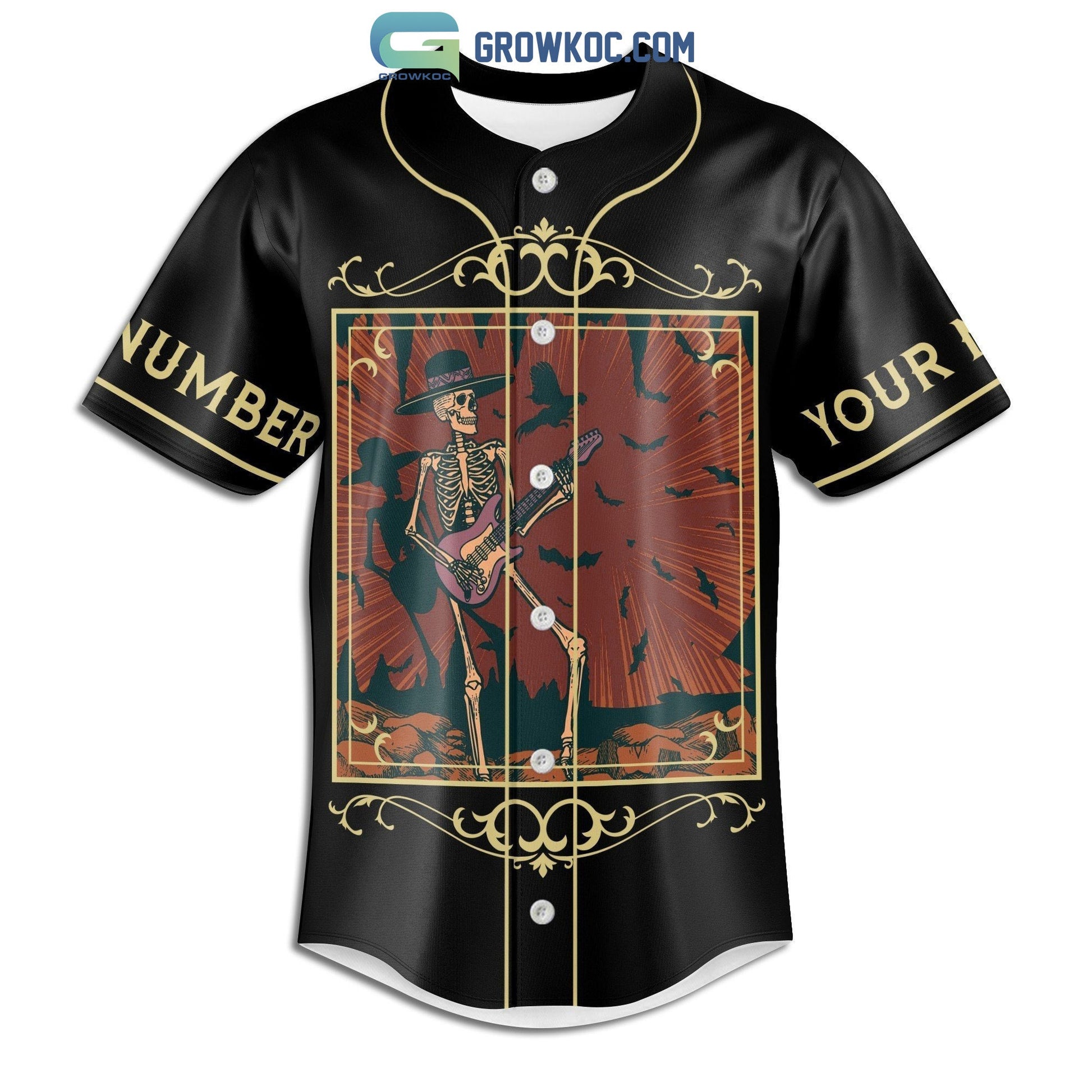 Leave A Scar Blackberry Smoke Personalized Baseball Jersey baseball jersey product view 2