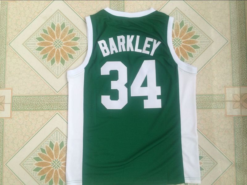Leeds High School #34 Charles Barkley Barkley 34 High School Style 2 College Football Jersey football jersey product view 1