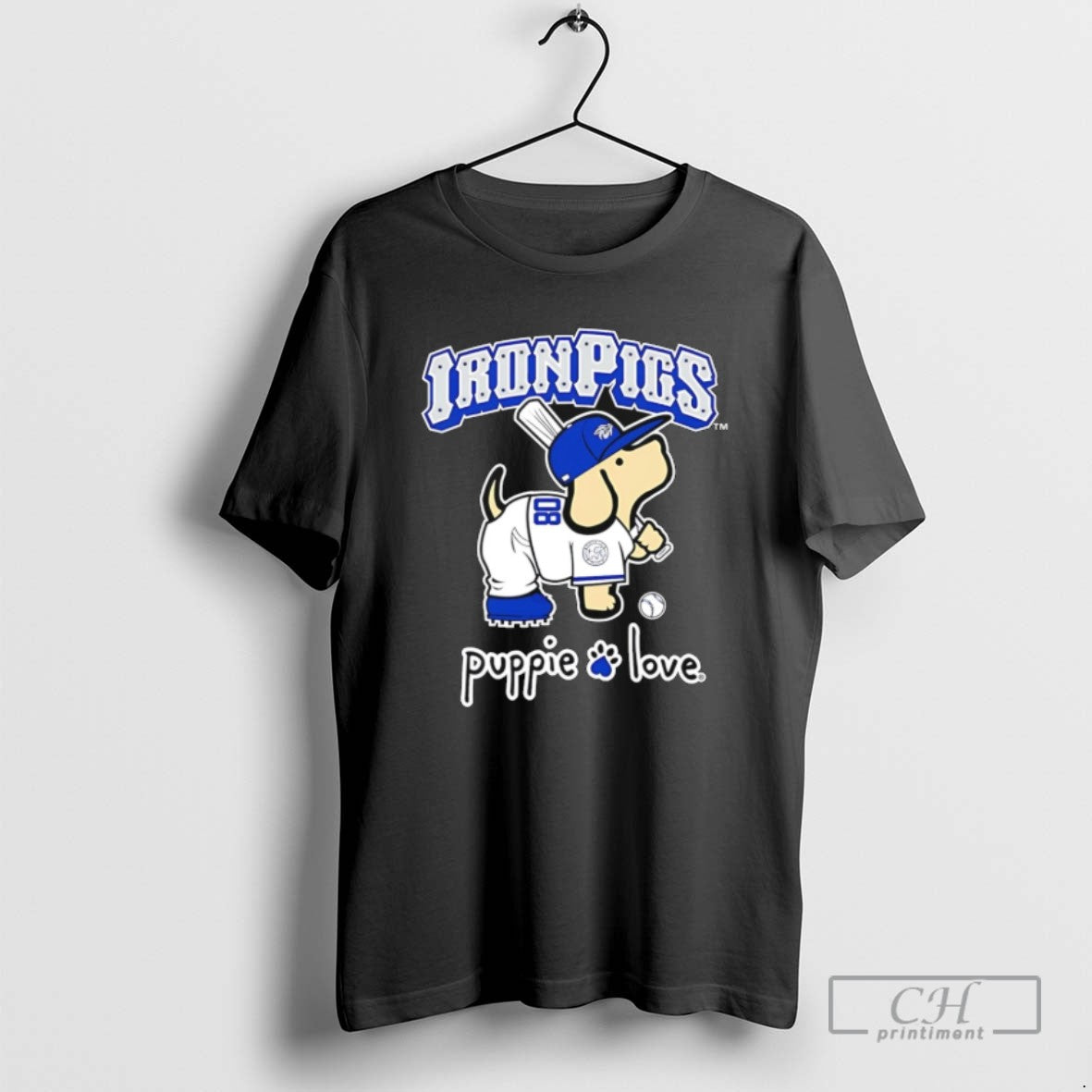 Lehigh Valley Ironpigs Puppie Love Dog T Shirts Unisex T-shirt, Sweatshirt, Hoodie, Long Sleeve Tee - T-Shirt, Sweatshirt, Hoodie
