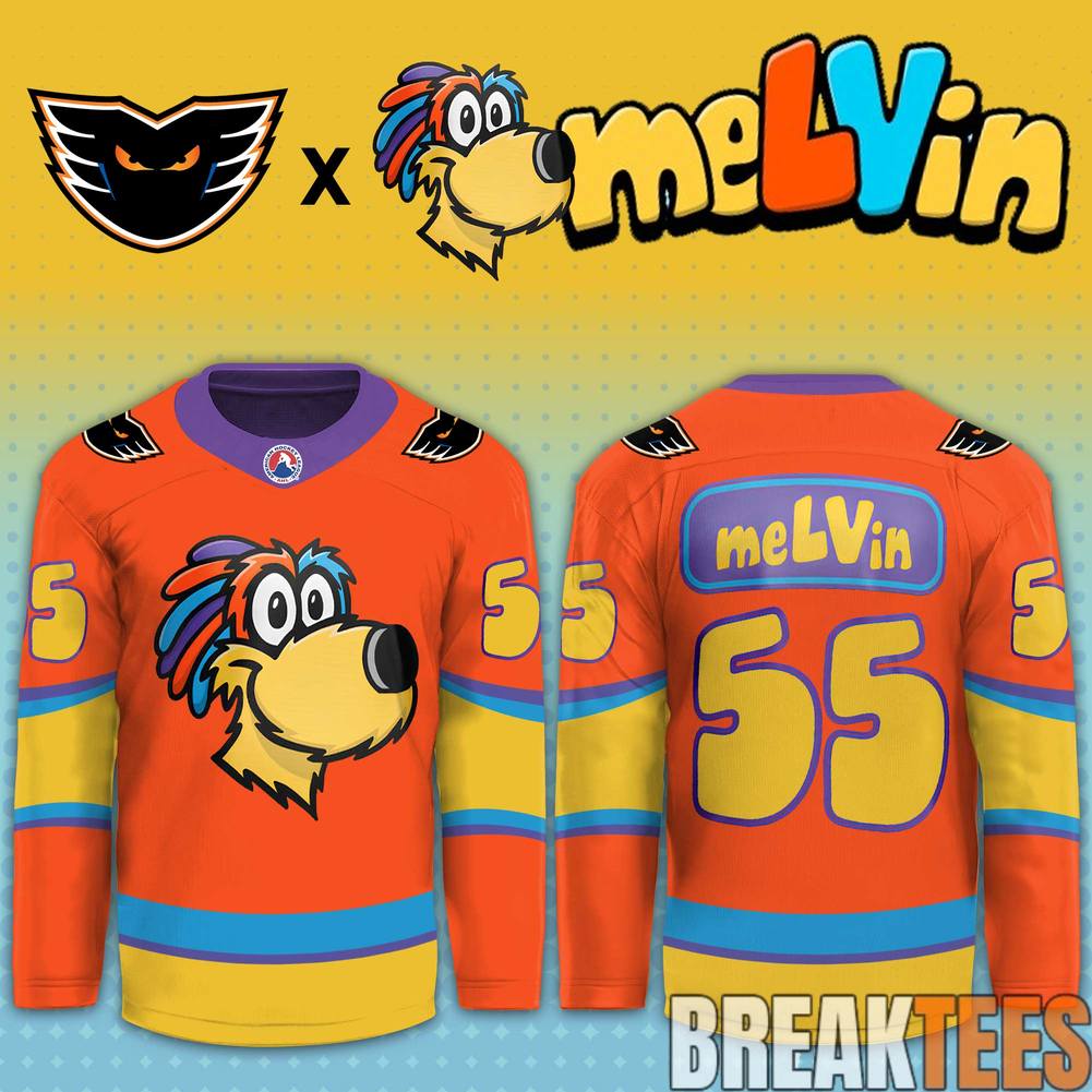 Lehigh Valley Phantoms x Melvin Special Hockey Jersey hockey jersey product view 1