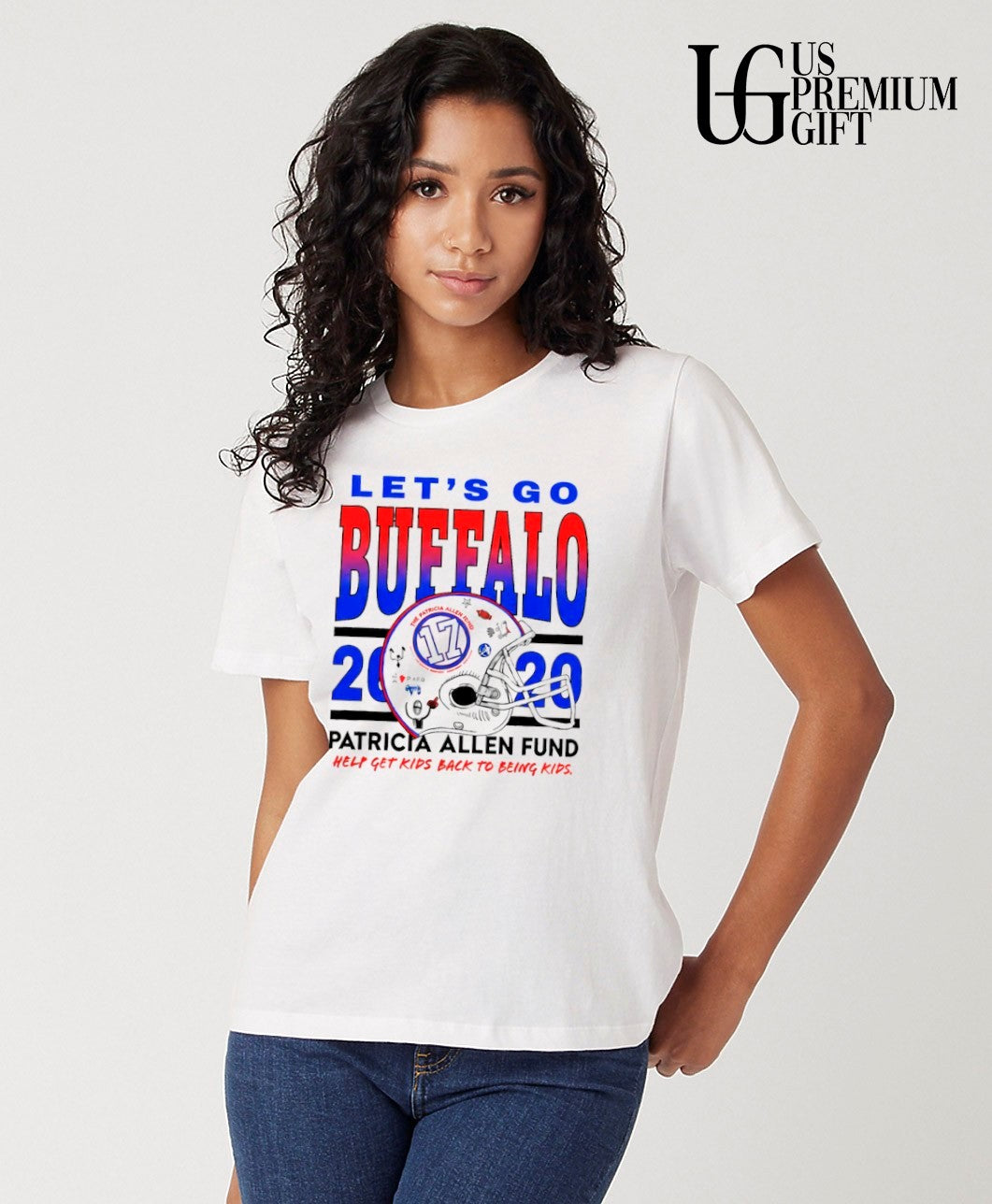 Let's Go Buffalo 2020 Patricia Allen Fund 17 Help Get - Adult & Kids T-Shirts, Sweatshirts & Hoodies apparel design preview 3