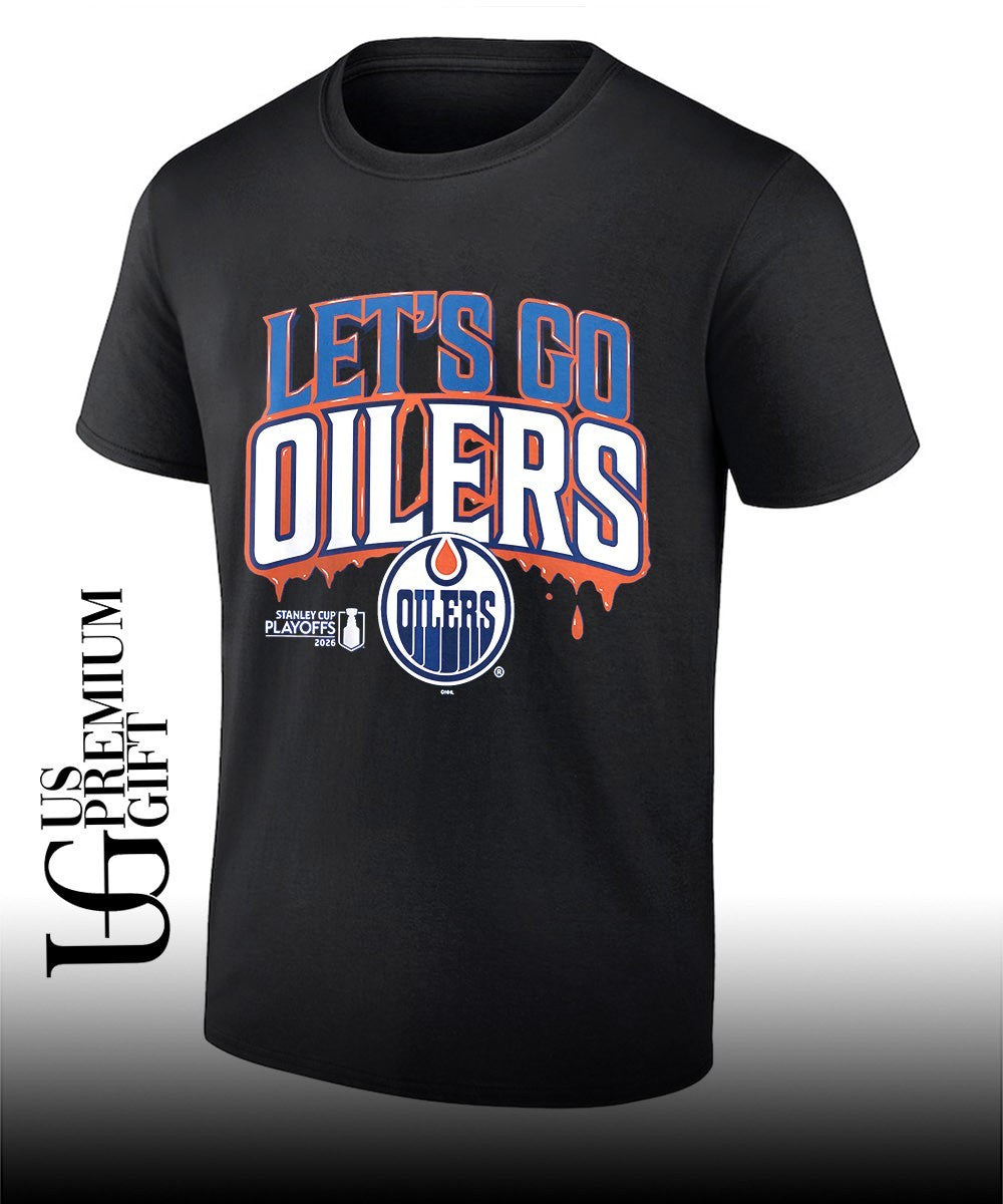 Lets Go Edmonton Oilers NHL 2026 Stanley Cup Playoffs slogan shirt Unisex T-shirt, Sweatshirt, Hoodie, Long Sleeve Tee - T-Shirt, Sweatshirt, Hoodie